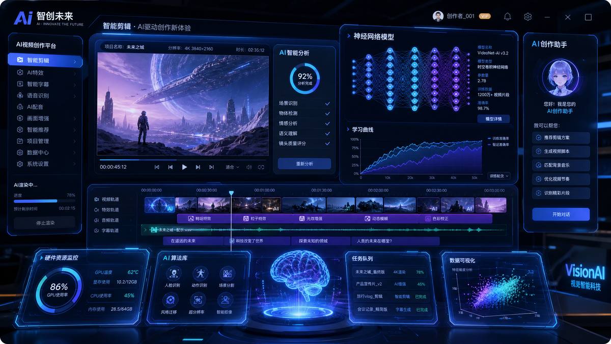 st直播中文AI视频创作工具